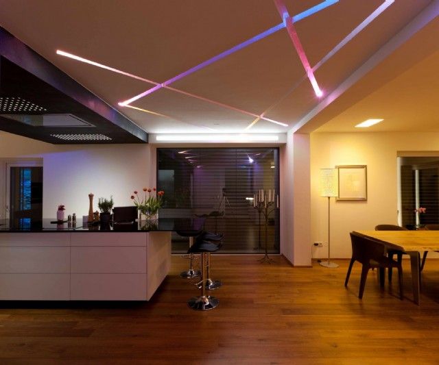 LED Haus Wohnzimmer