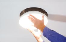 LED Metalicht Deckeneinbau rund Schritt 1